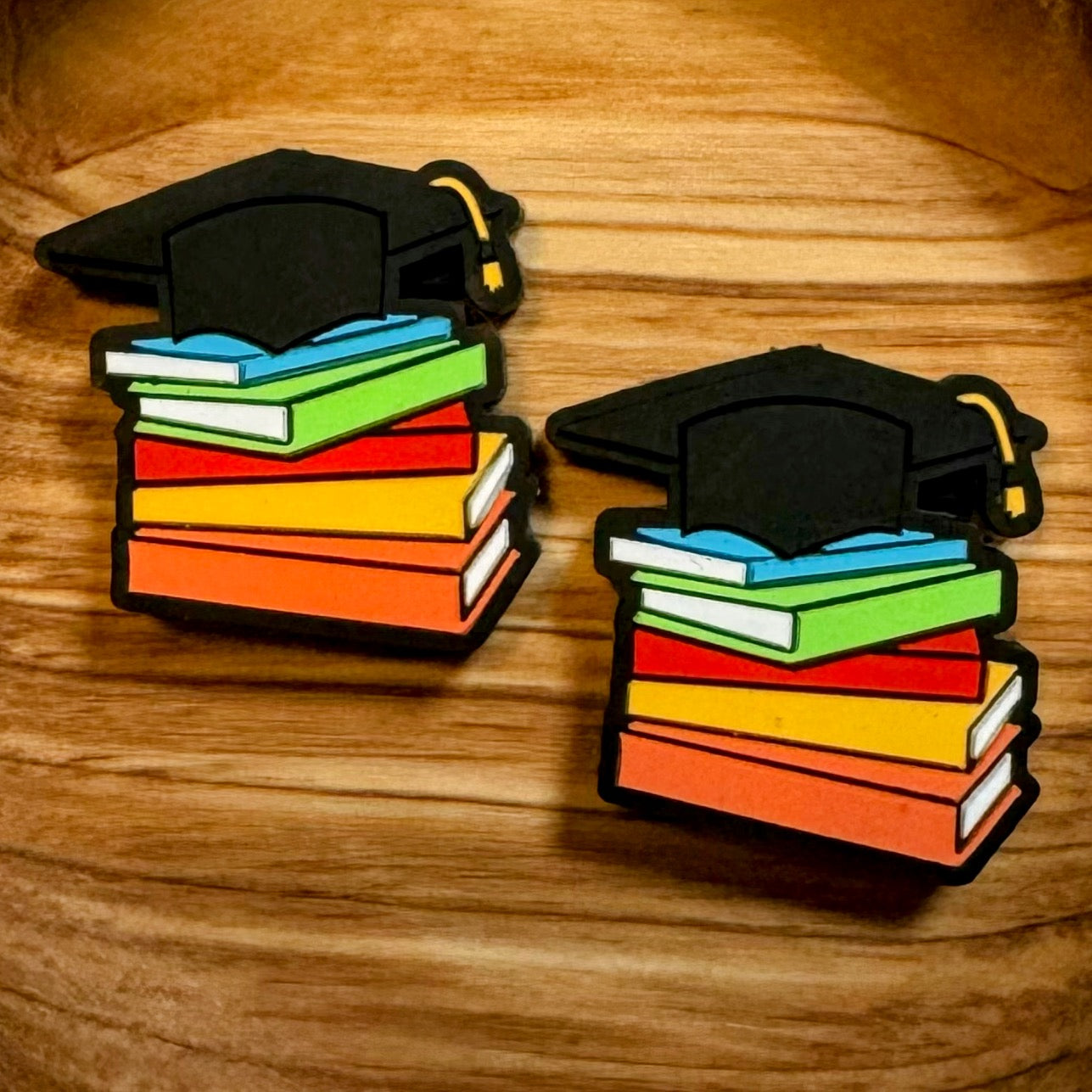 Graduation Cap & Books Focal