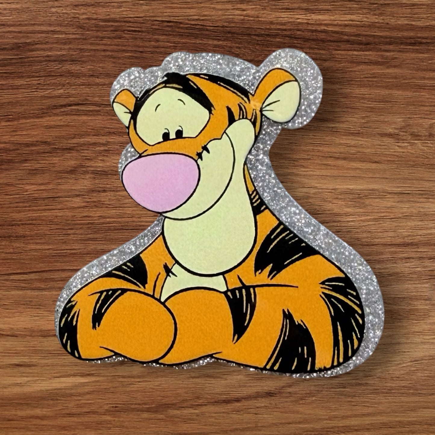 Orange Tiger Acrylic Flatback