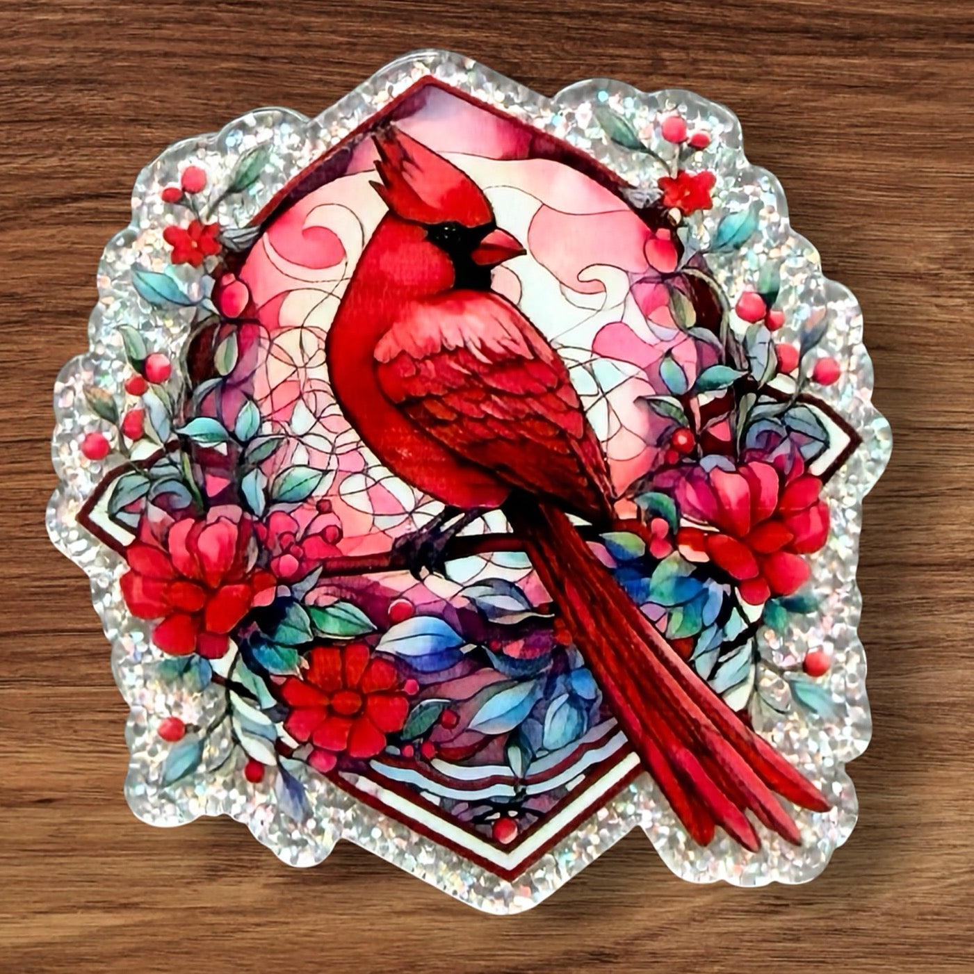 Cardinal Acrylic Flatback