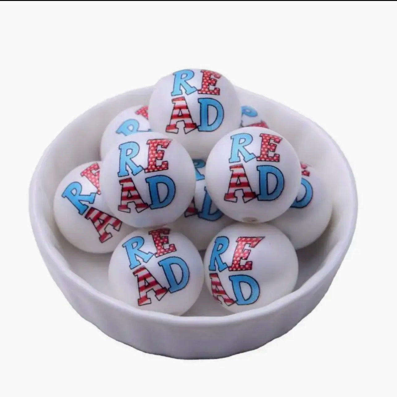 20mm Read Acrylic Bead