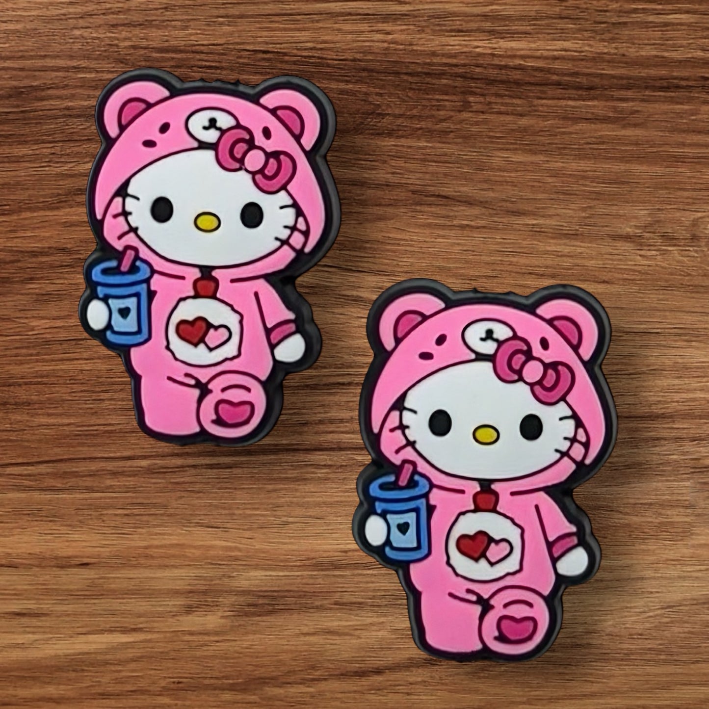 Kitty In Bear Suit Focal