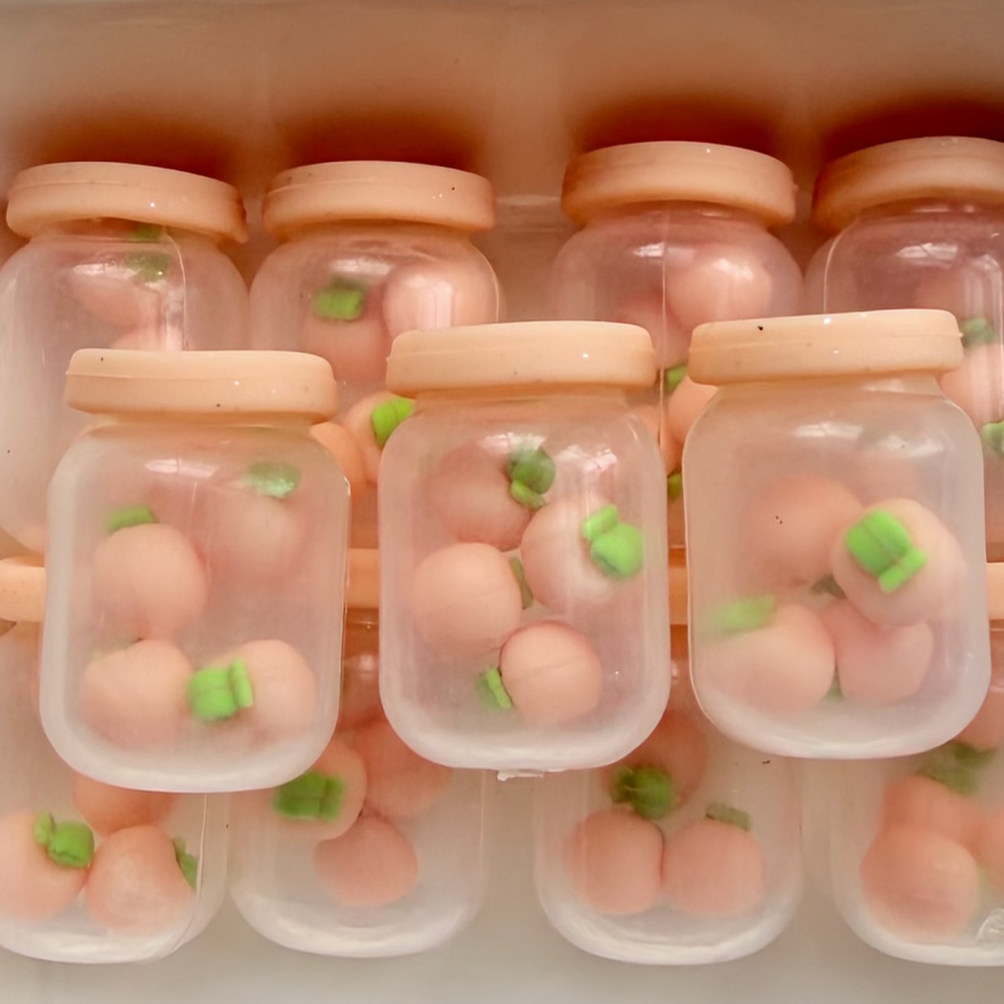 3-D Peach Jar Focal