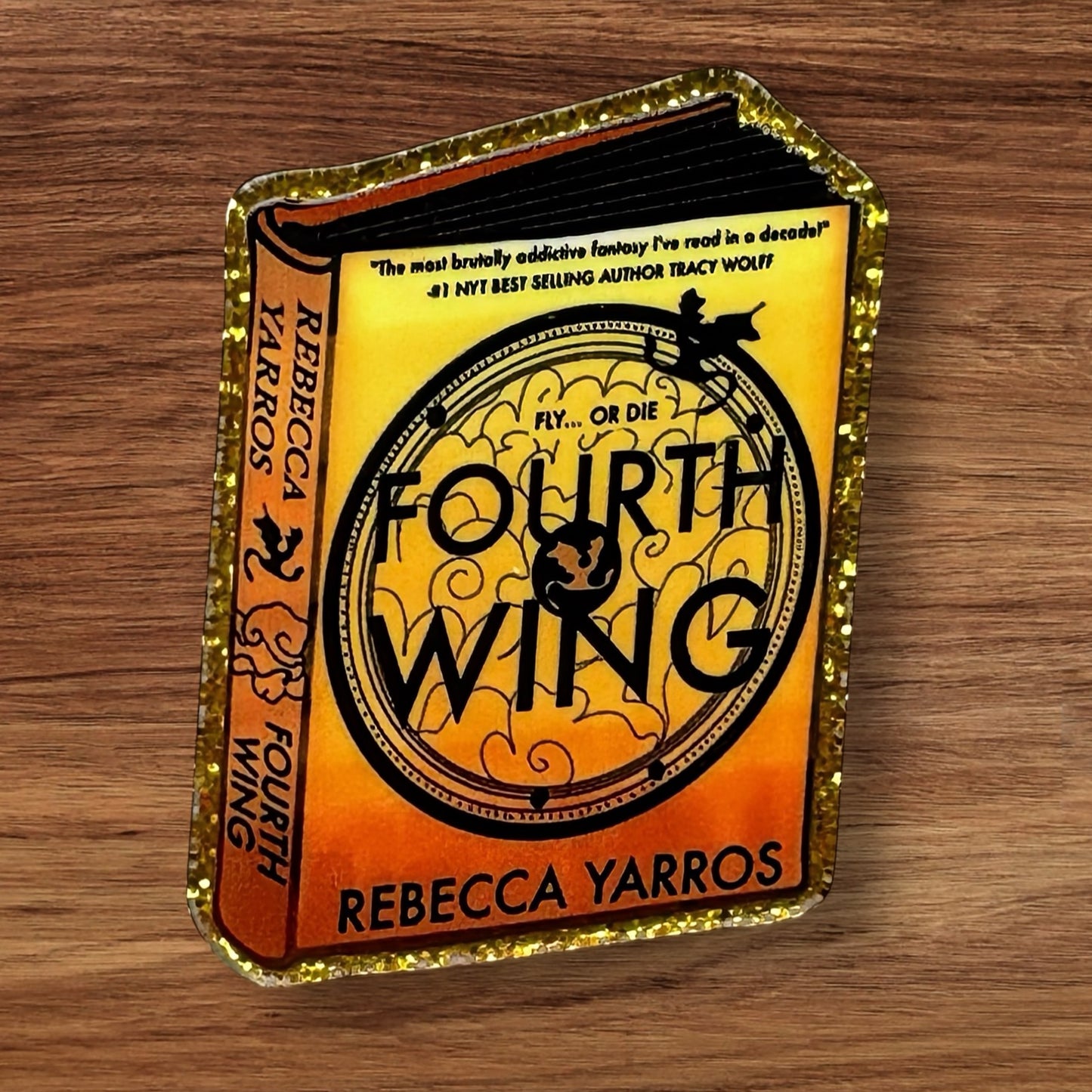 Fourth Wing Acrylic Flatback