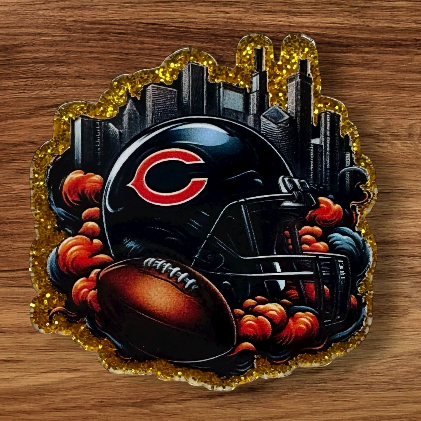 Football Acrylic Flatback