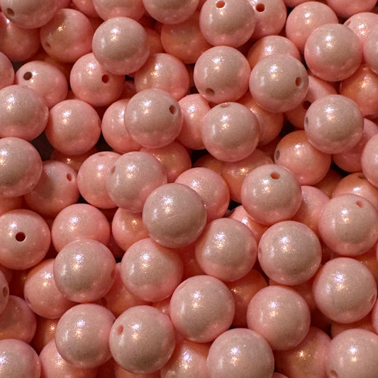 15mm Rose Quartz Chameleon Silicone Bead