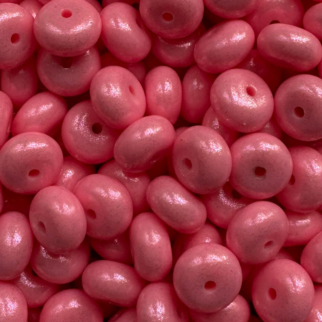 Quartz Pink Opal Abacus Bead