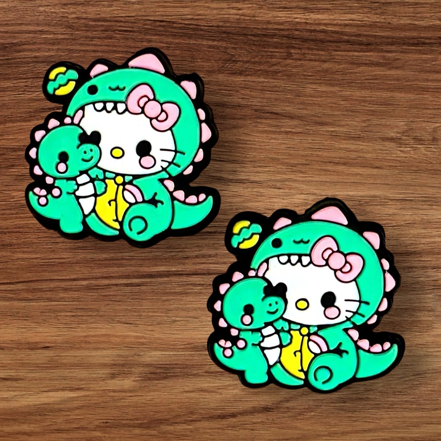 Kitty With Dinosaur Focal