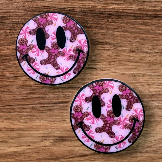 Gingerbread Happy Face Focal (Custom)