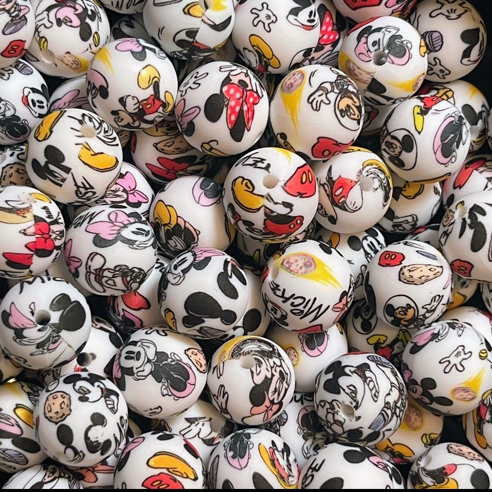 15mm Silicone Mouse Bead