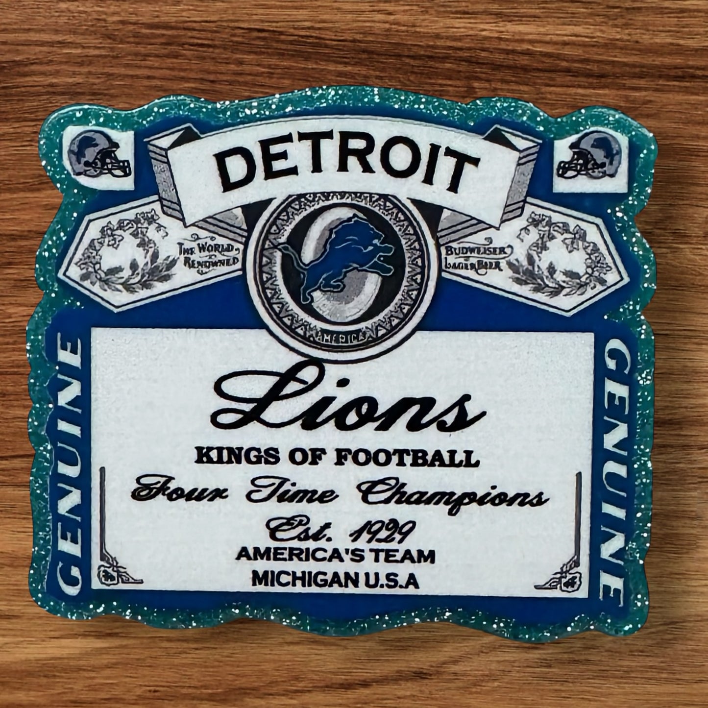 Football Acrylic Flatback