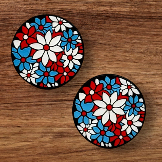 Patriotic Flowers Focal