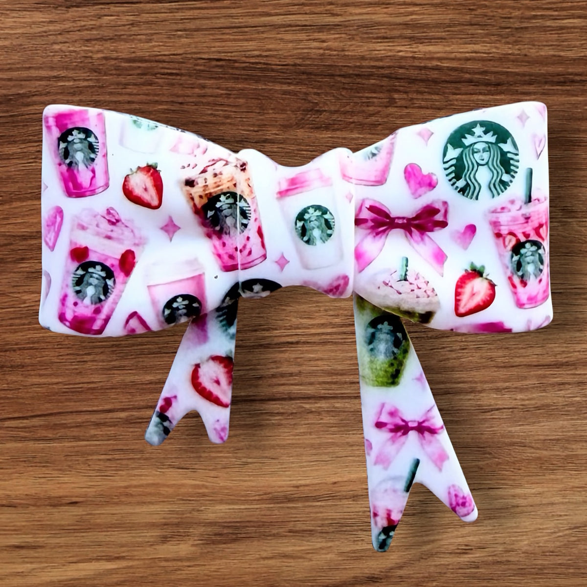 Pink Drink Bow Focal