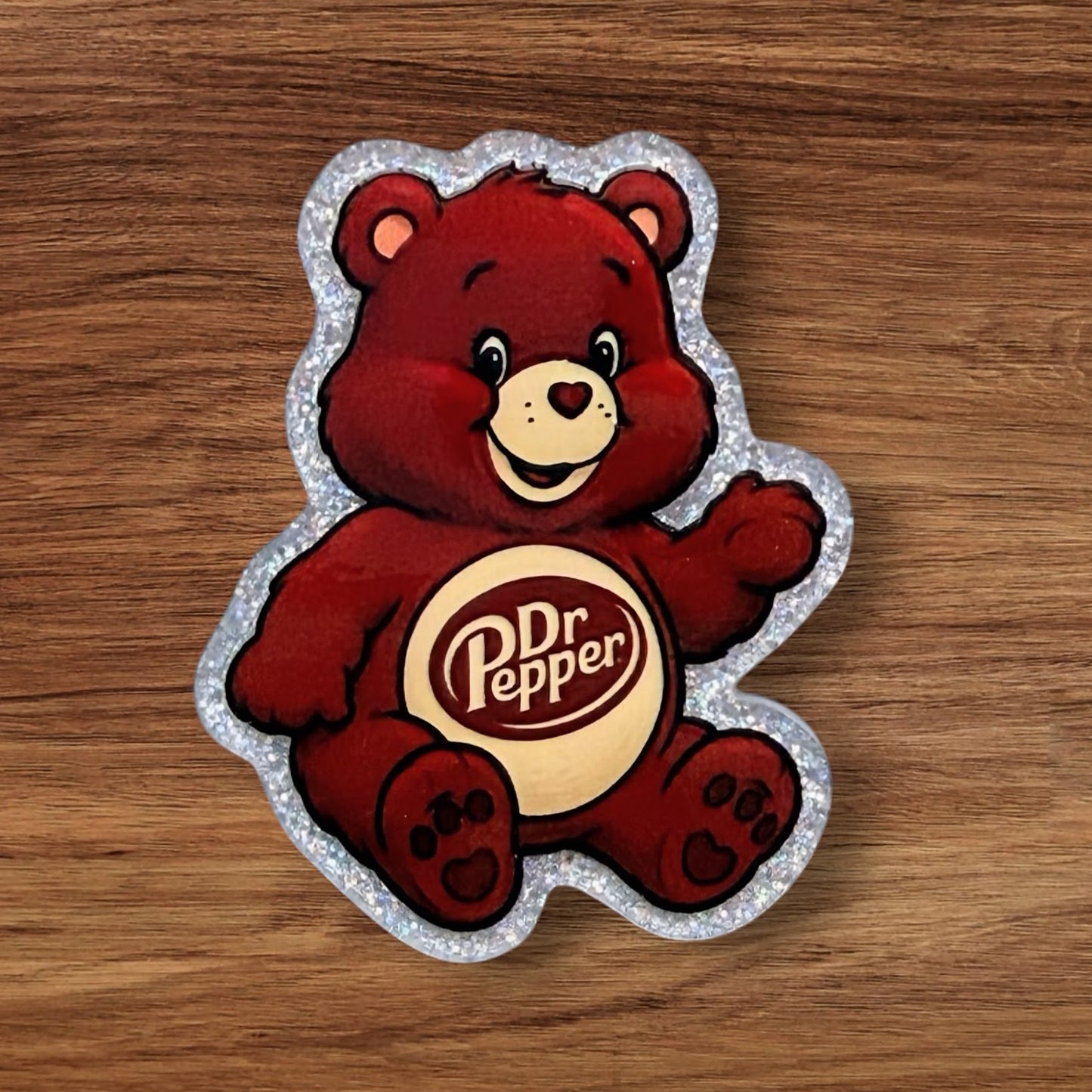 Dr P Bear Acrylic Flatback
