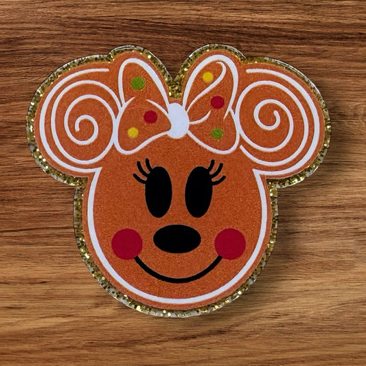 Mouse With Bow Acrylic Flatback