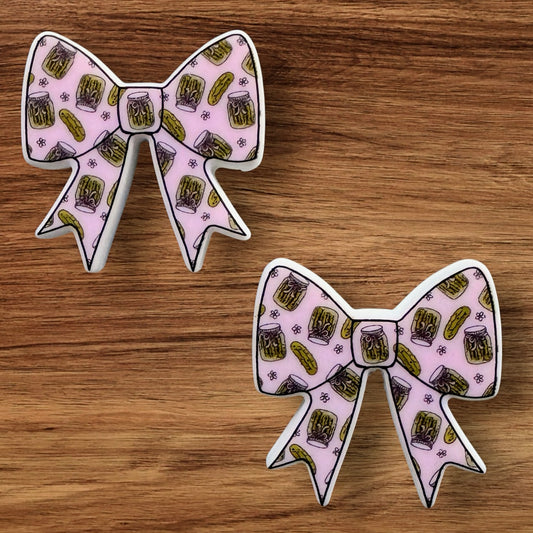 Pink Pickles Bow Focal (Custom)