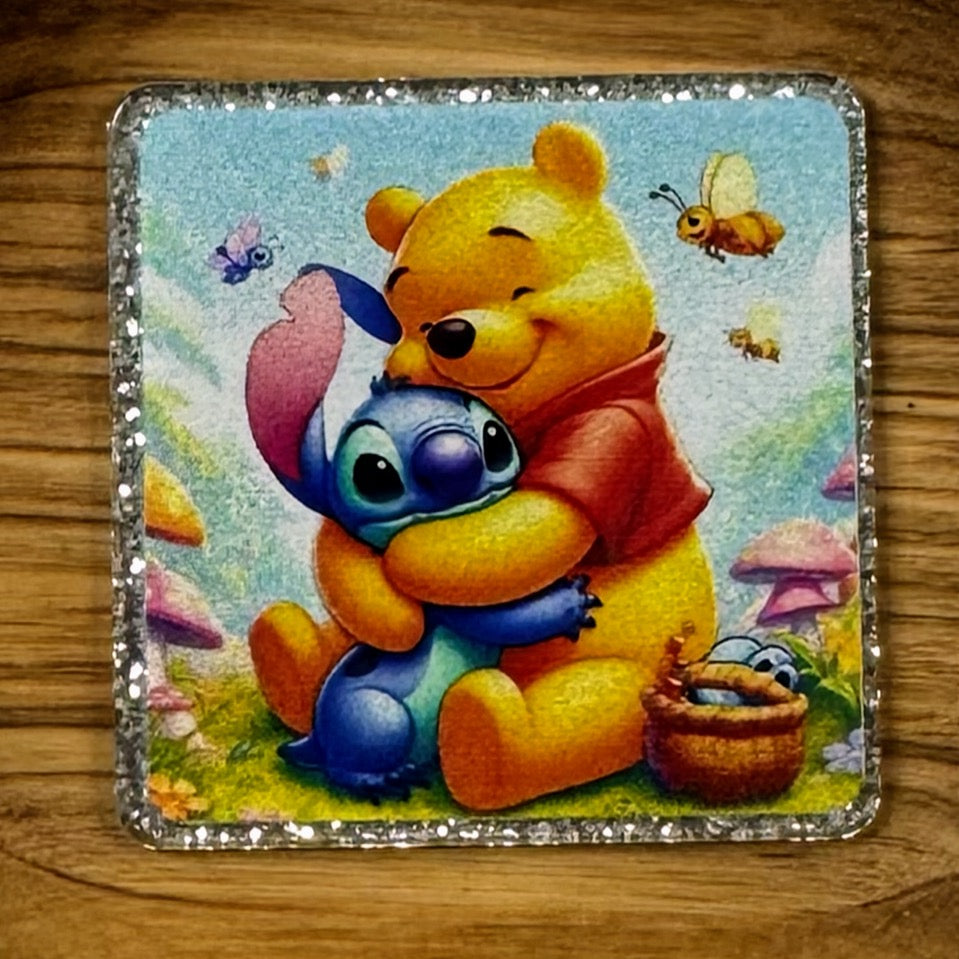 Bear & Blue Alien Flatback