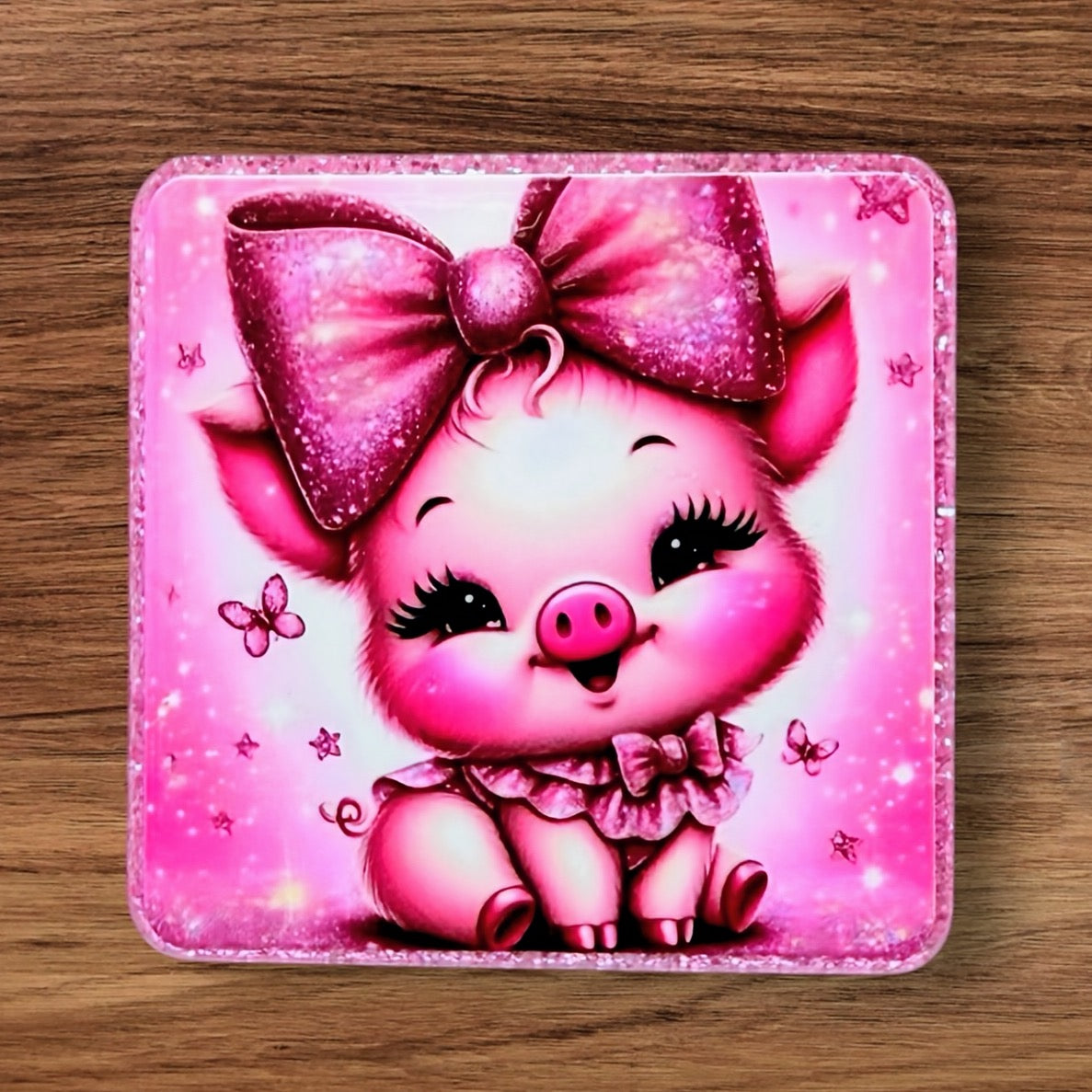 Cute Pig Acrylic Flatback