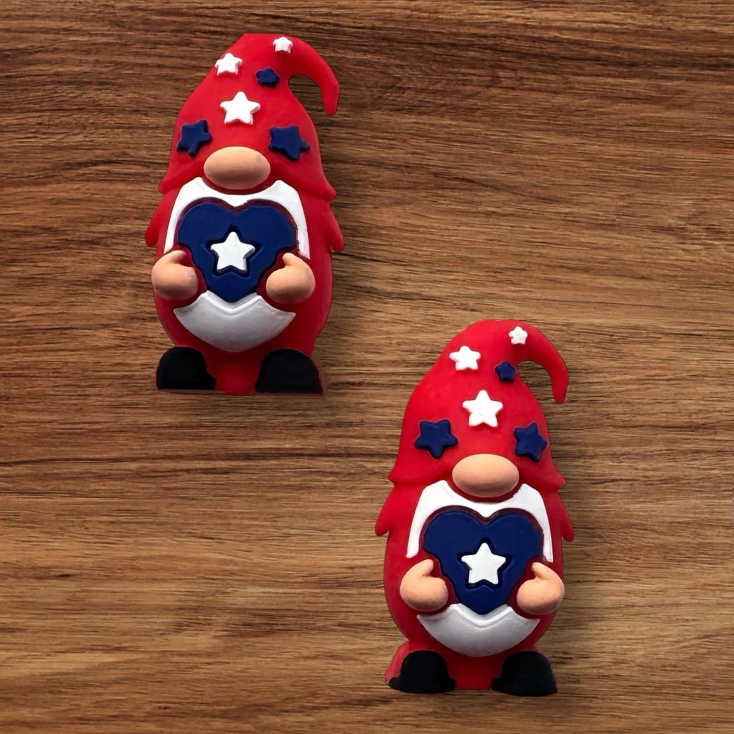 3-D Patriotic Gnome Focal
