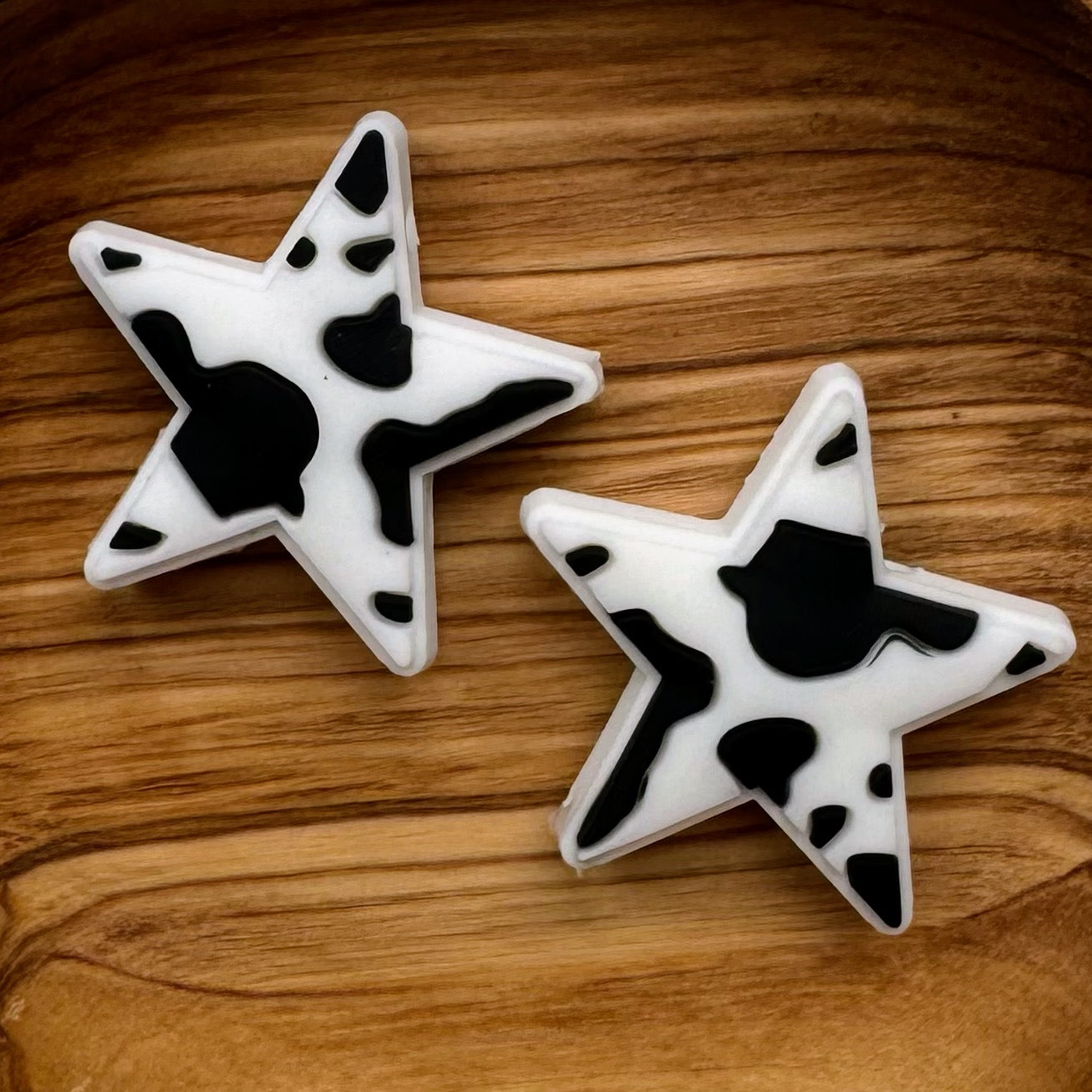 Cow Print Star Focal