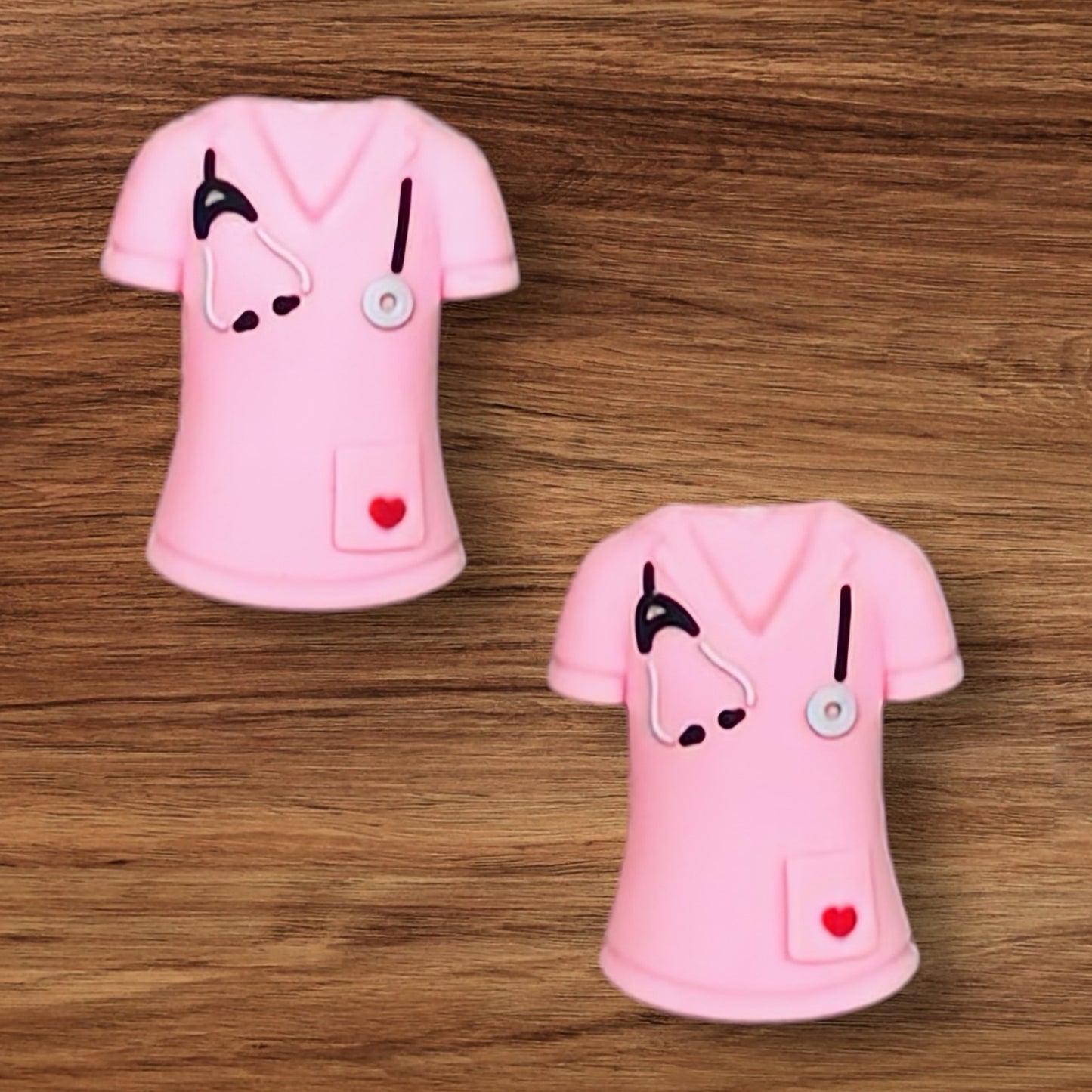 3-D Scrub Top Focal