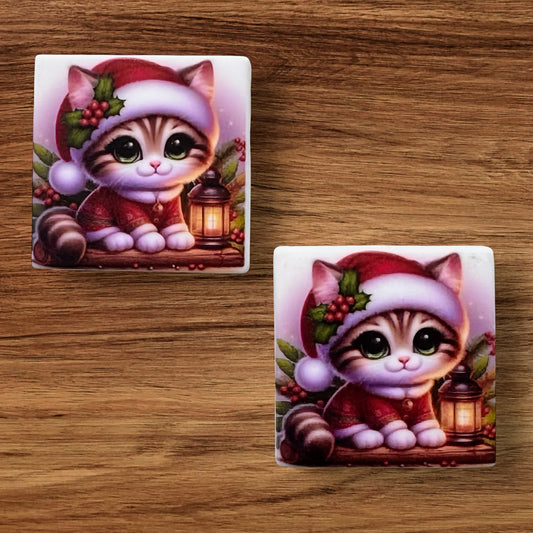 Christmas Kitty Focal (Custom)