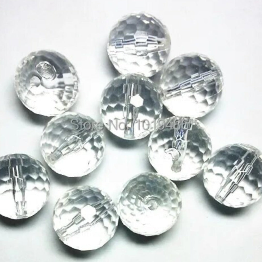 20mm Clear Acrylic Bead – East Tennessee Bead Supply Company
