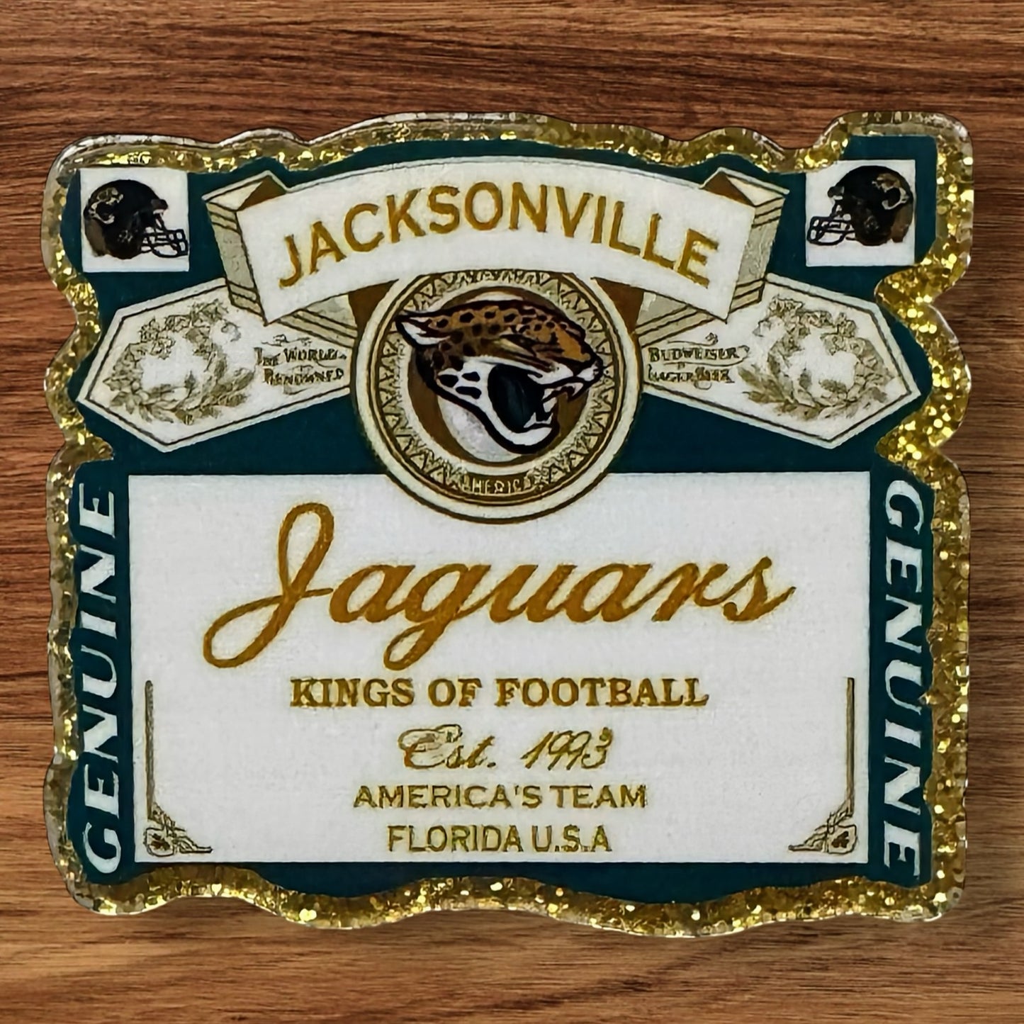 Football Acrylic Flatback