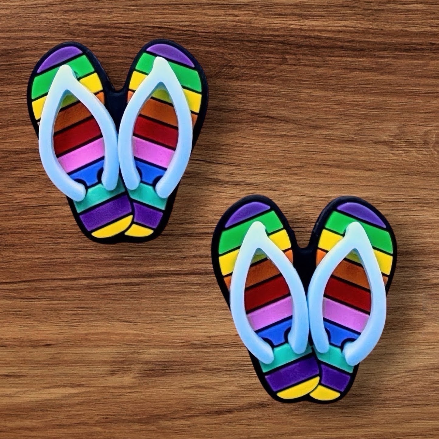 3-D Flip Flop Focal (Blue Strap)