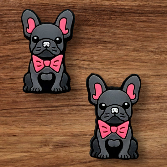 Frenchie With Bow Focal