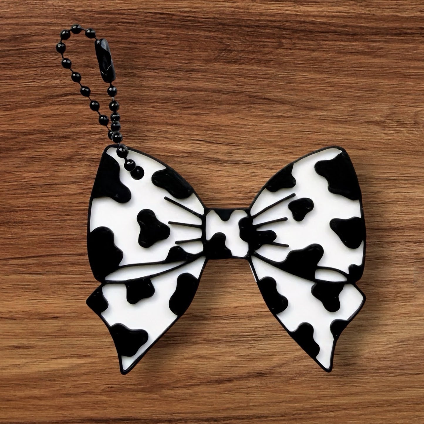 3-D Printed Cow Print Bow Tab Opener