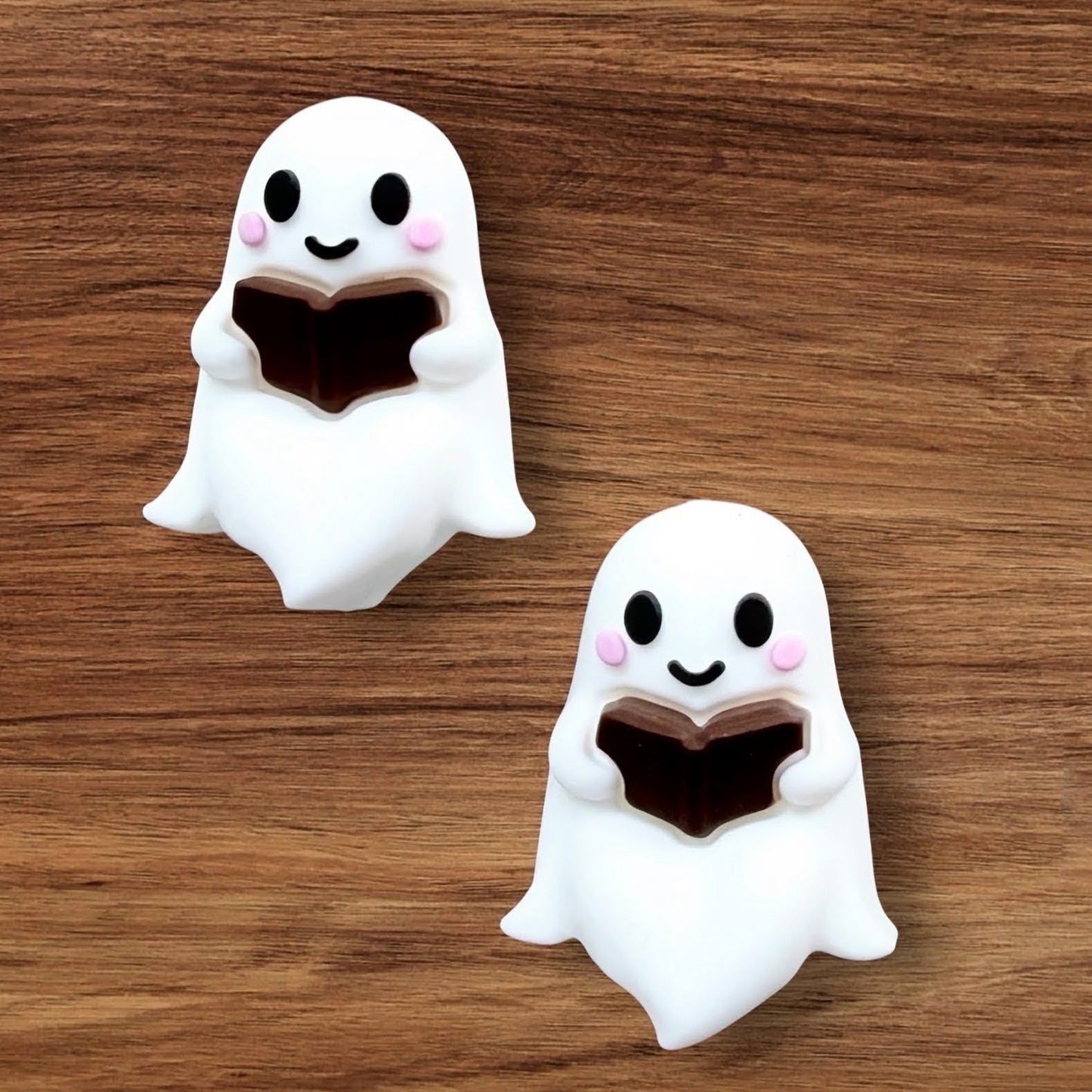 3-D Ghost With Book Focal