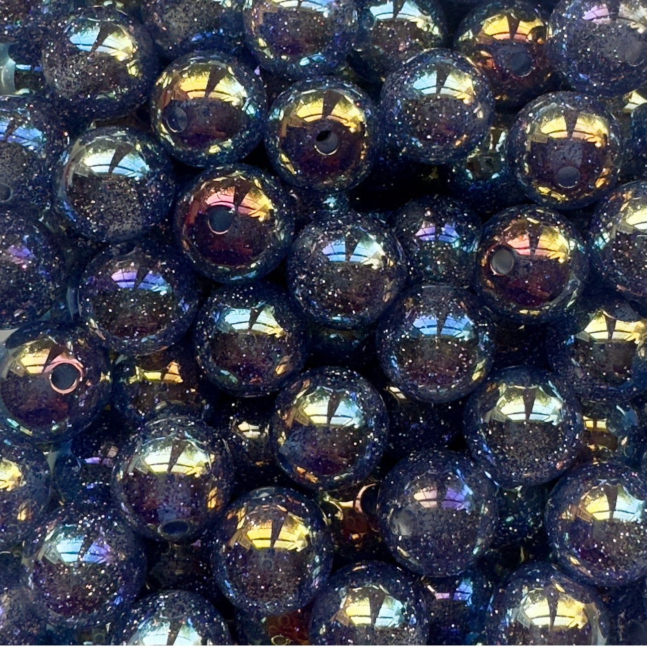 16mm Shimmer Acrylic Beads