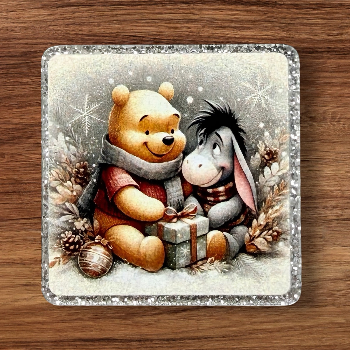 Christmas Bear Acrylic Flatback