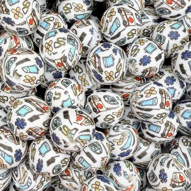 15mm EMT Silicone Bead