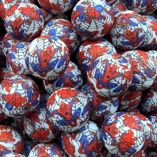15mm Spider Silicone Bead