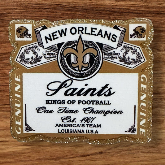 Football Acrylic Flatback