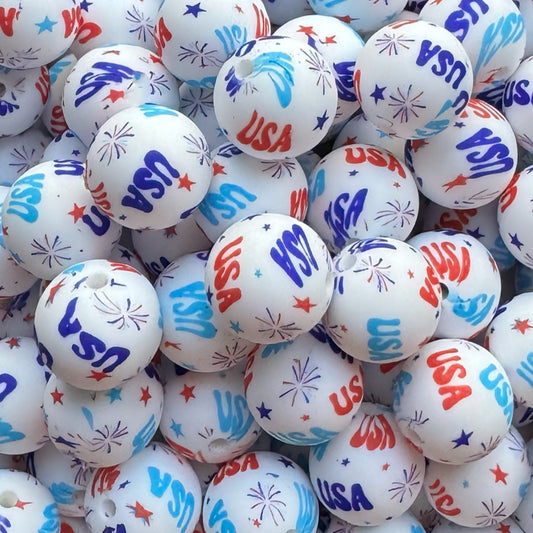 15mm USA Silicone Bead