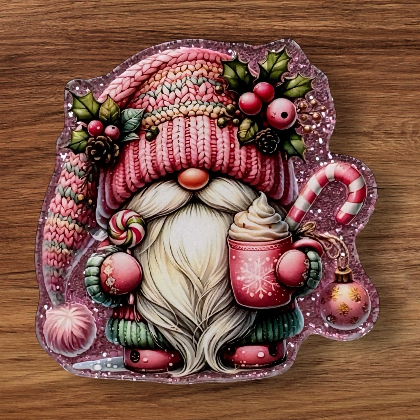 Christmas Gnome Acrylic Flatback