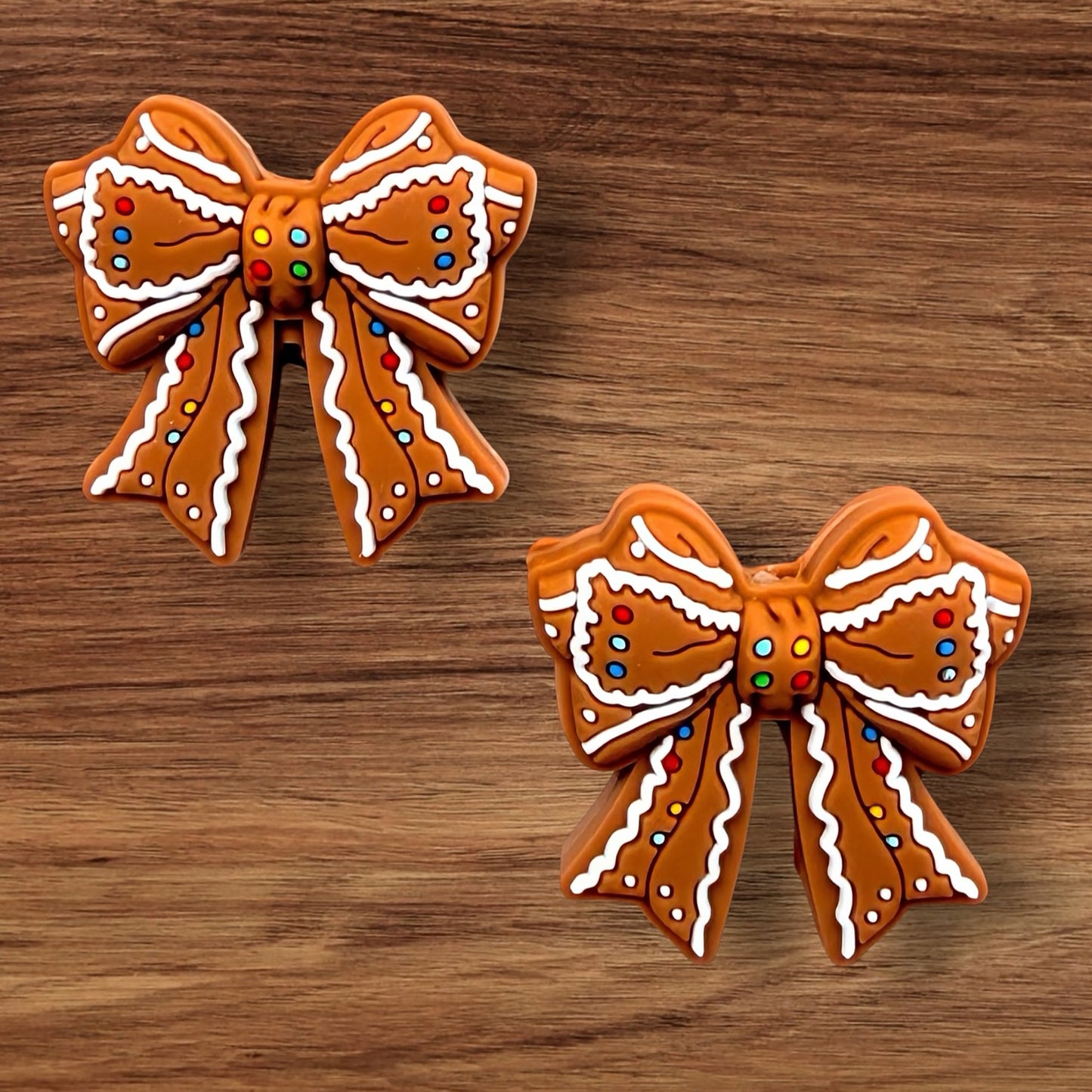 Gingerbread Bow Focal