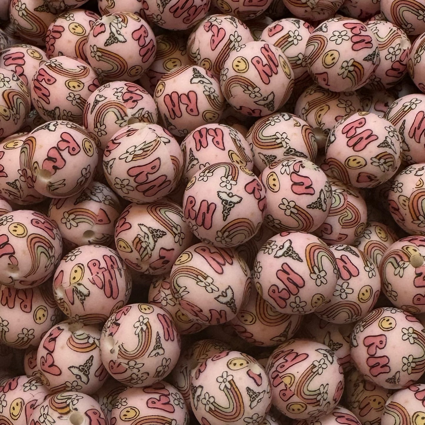 15mm RN Silicone Bead
