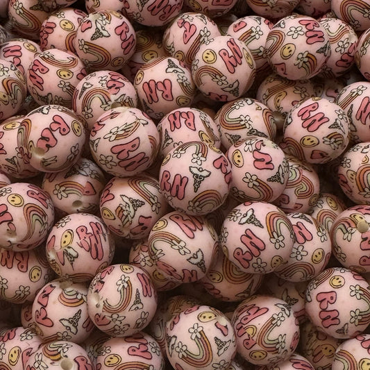 15mm RN Silicone Bead