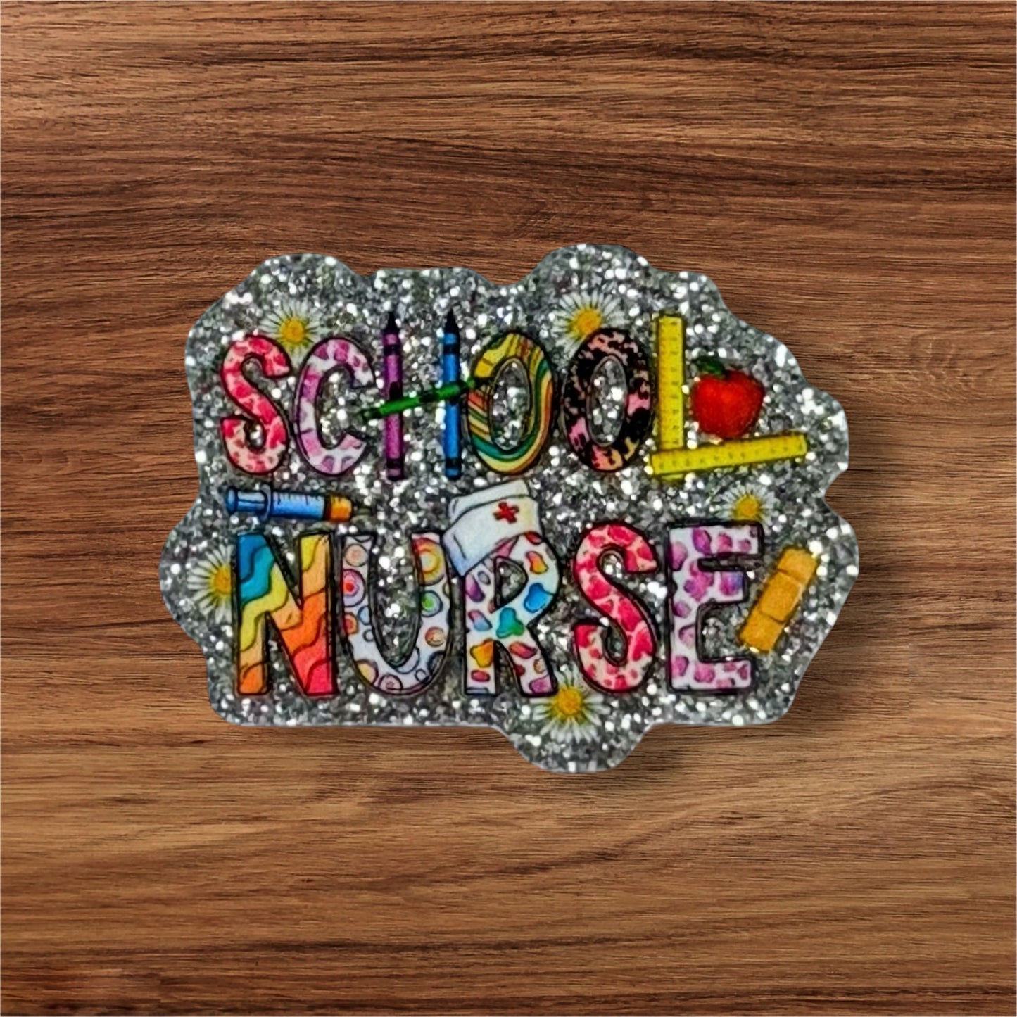 School Nurse Acrylic Flatback