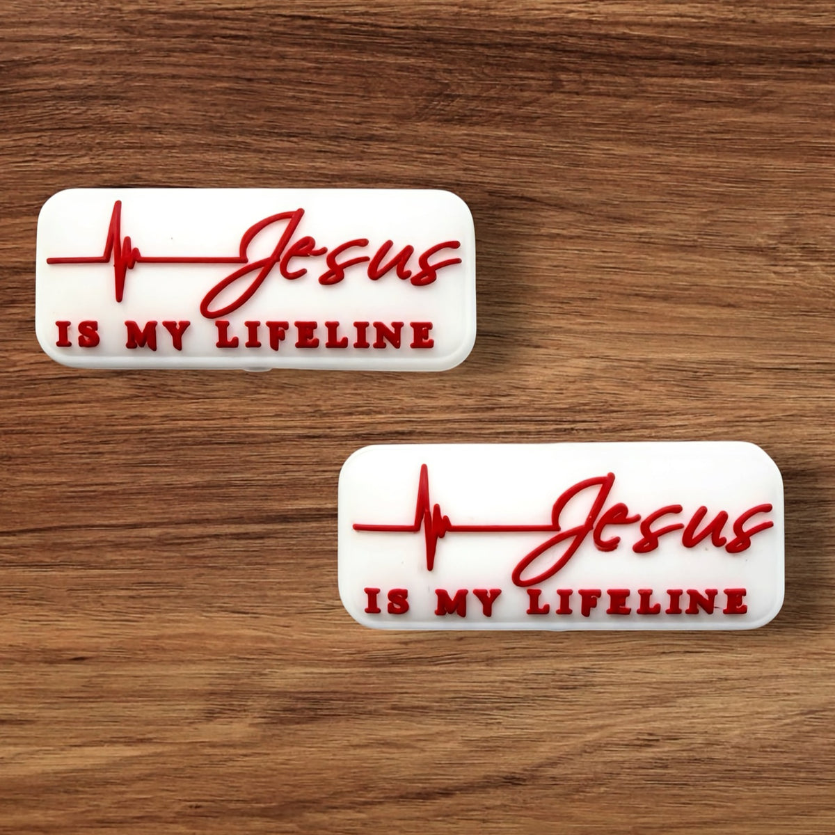 Rectangle Jesus Is My Lifeline Focal