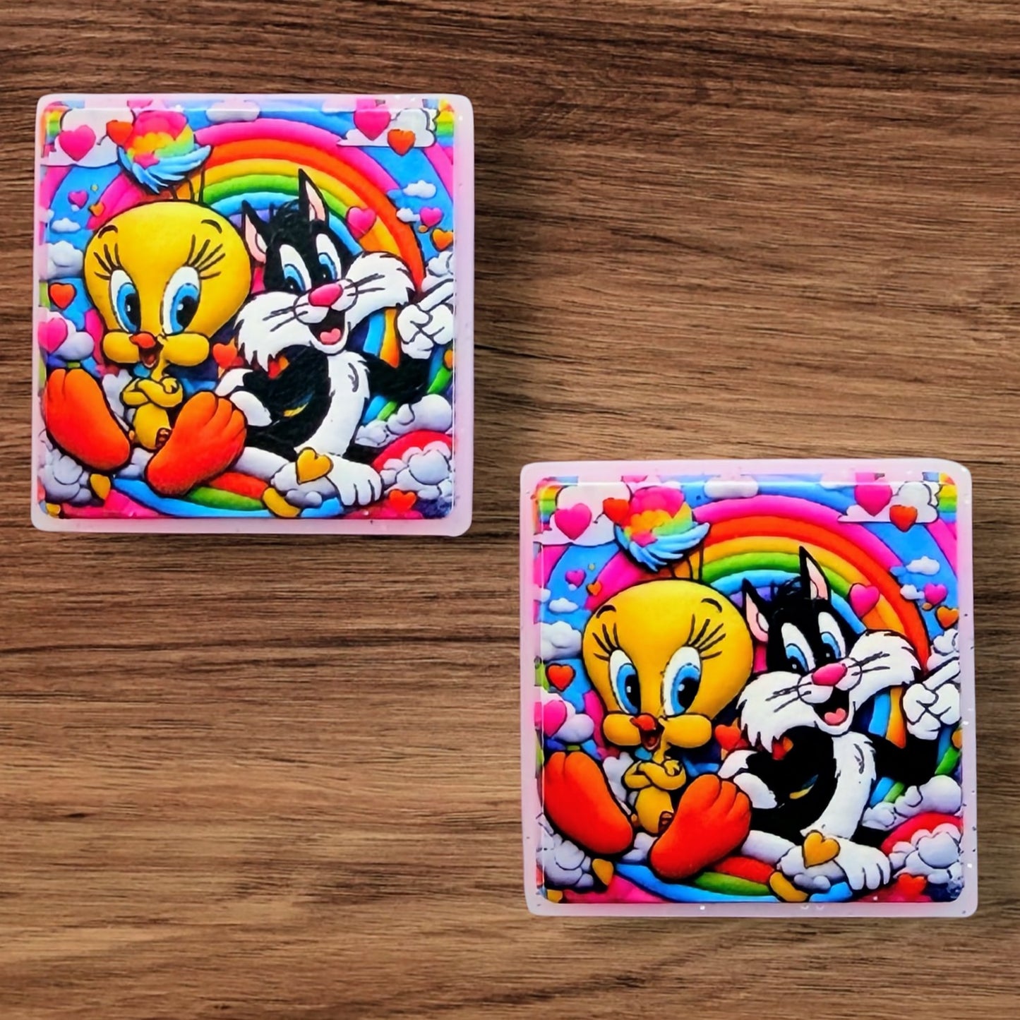 Colorful Bird & Cat Focal (Custom)