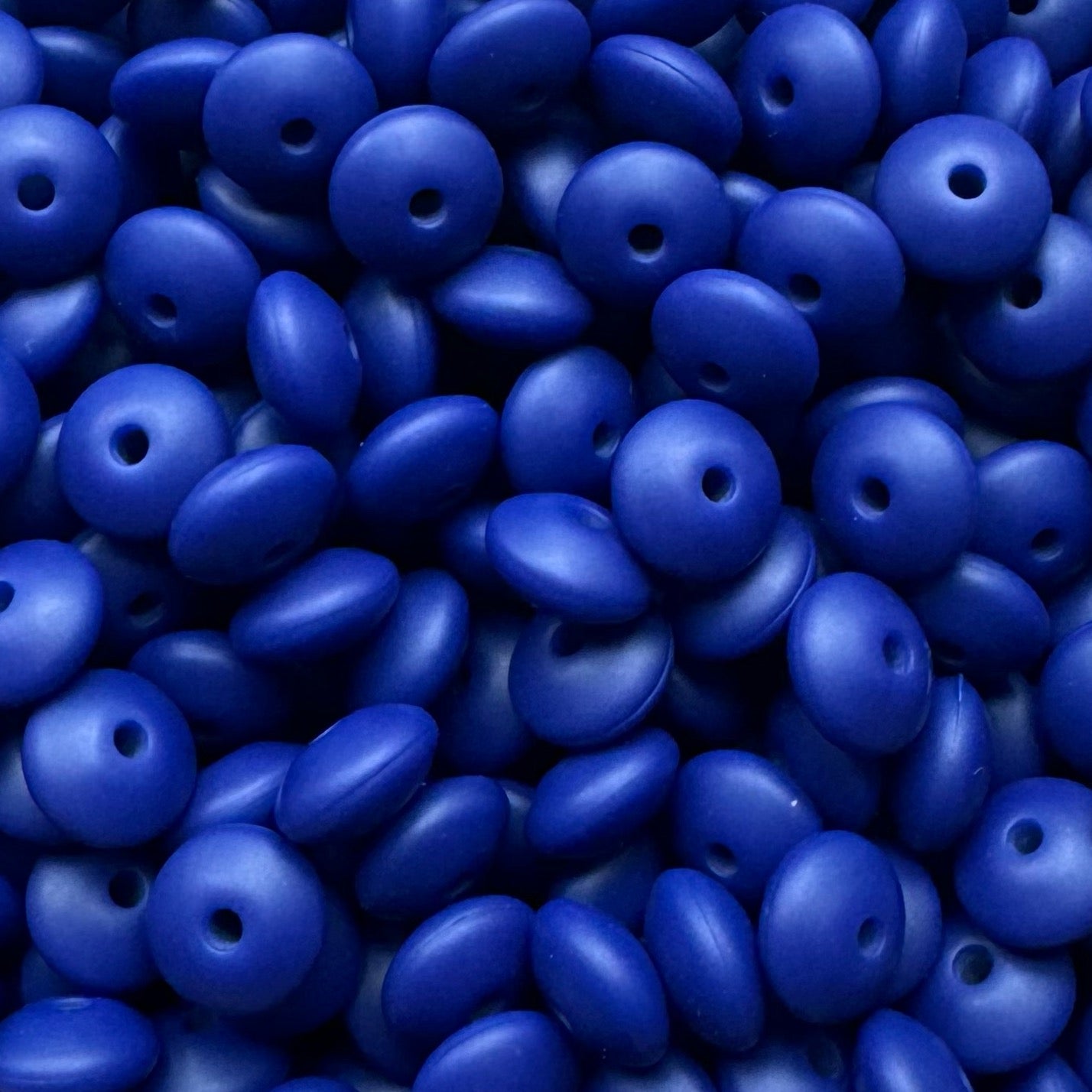 12mm Navy Blue Lentil