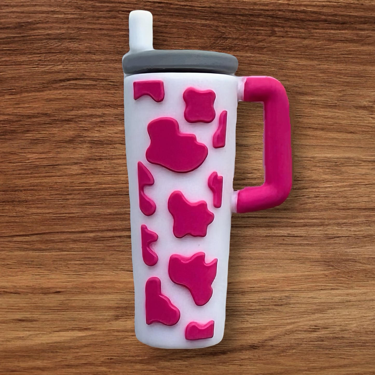 3-D Cow Print Tumbler Focal