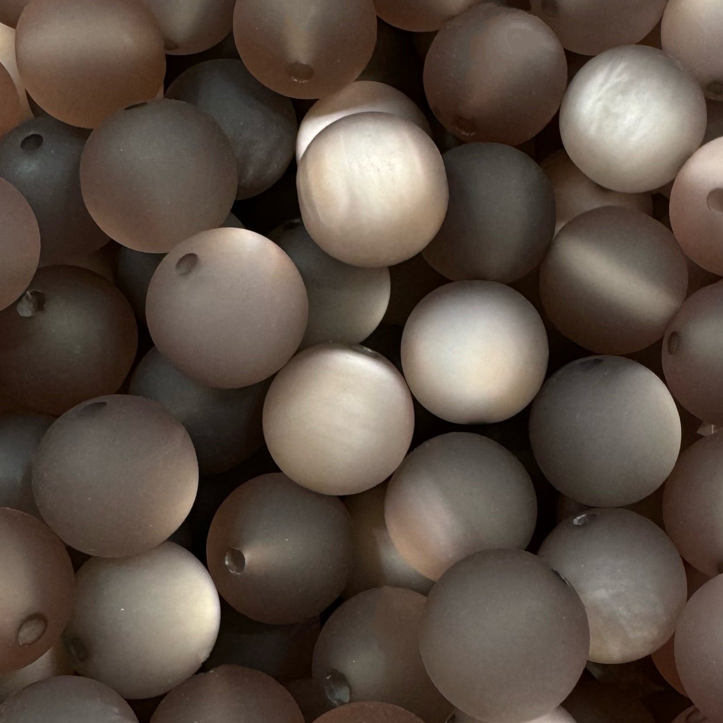 16mm Matte Cats Eye Acrylic Bead