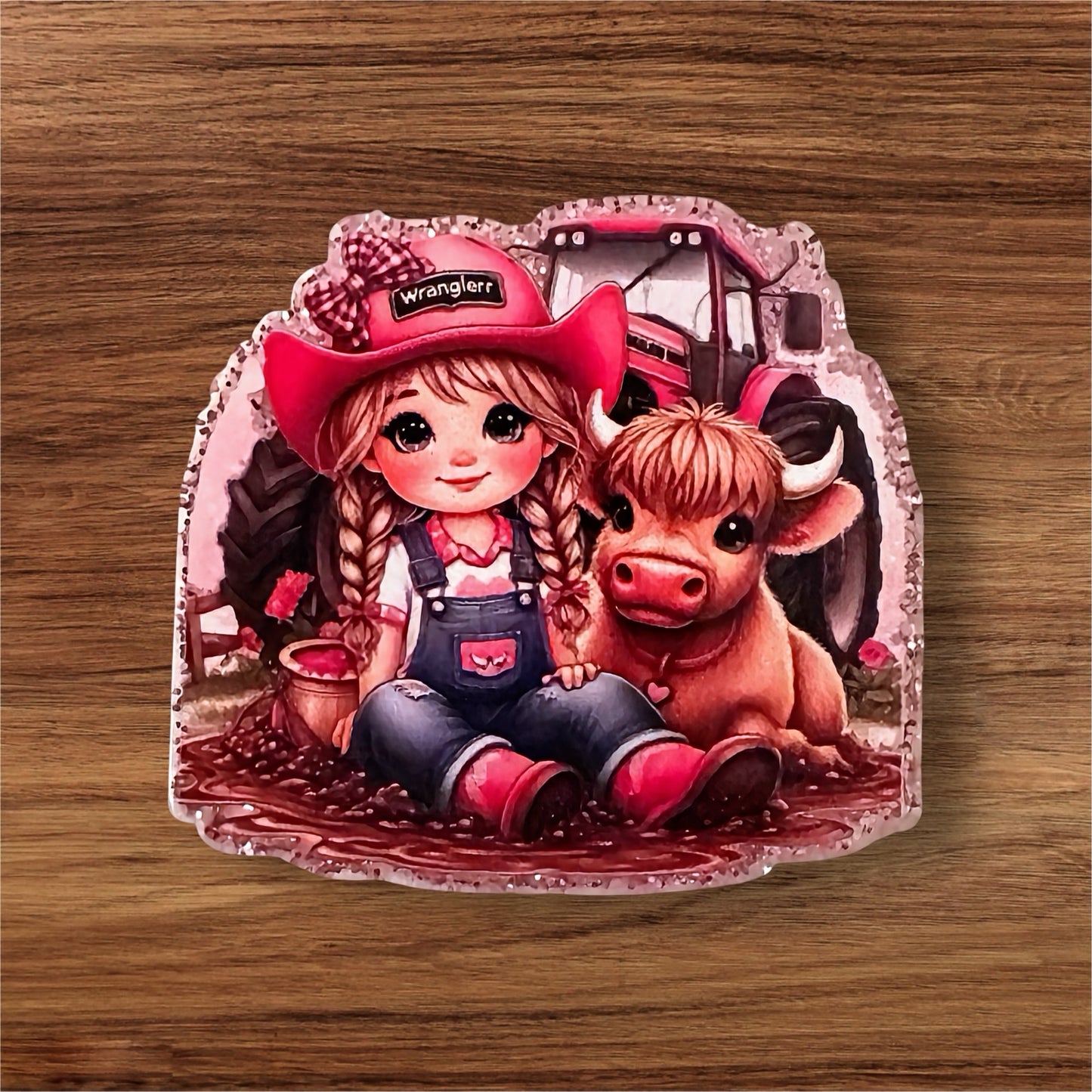 Cowgirl Acrylic Flatback