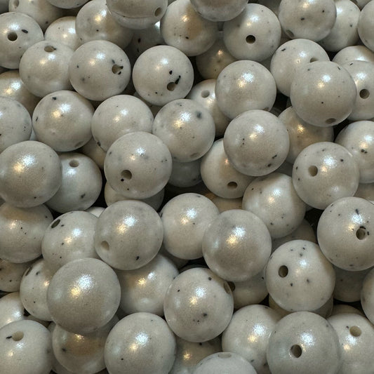 15mm Granite Chameleon Silicone Bead