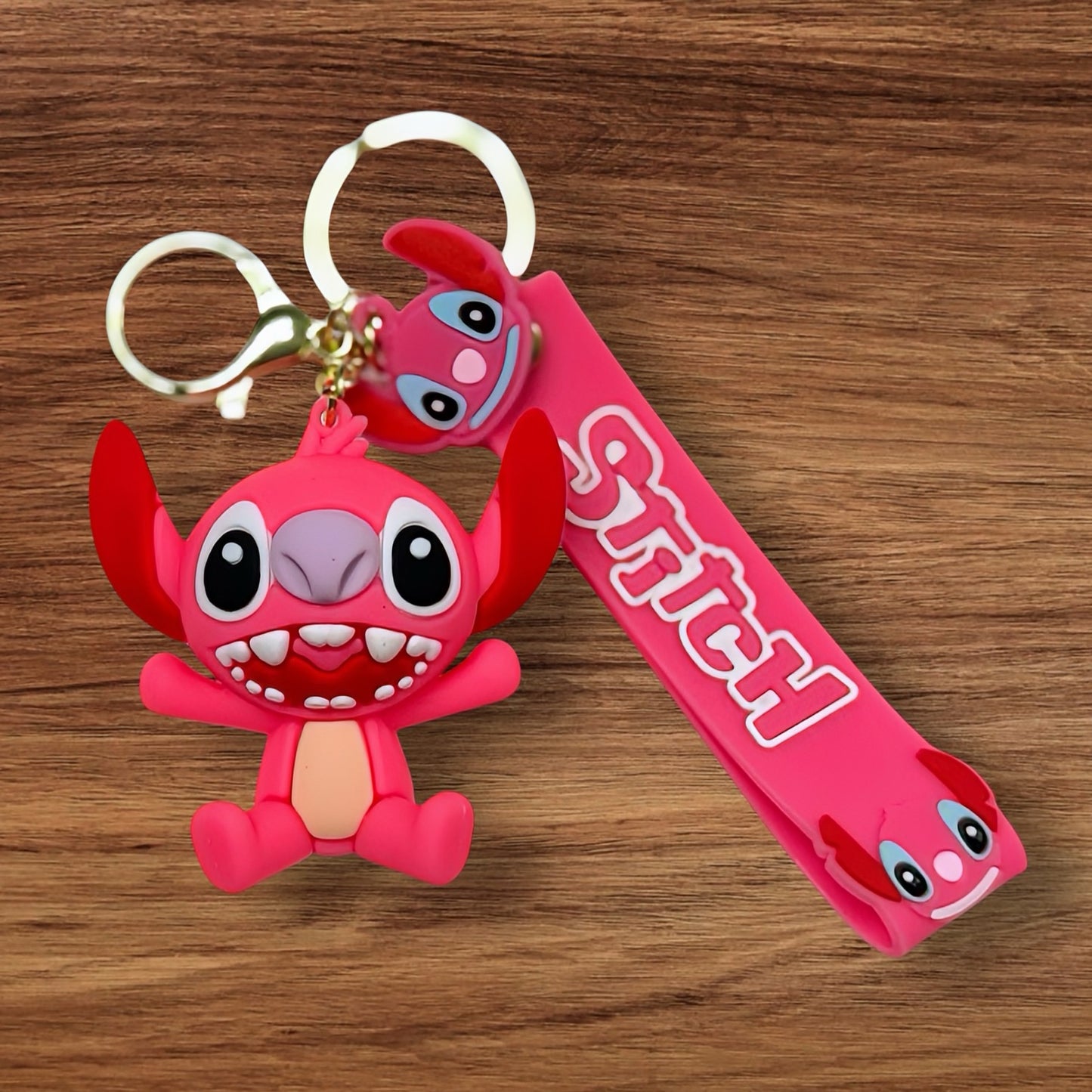Pink Alien Keychain